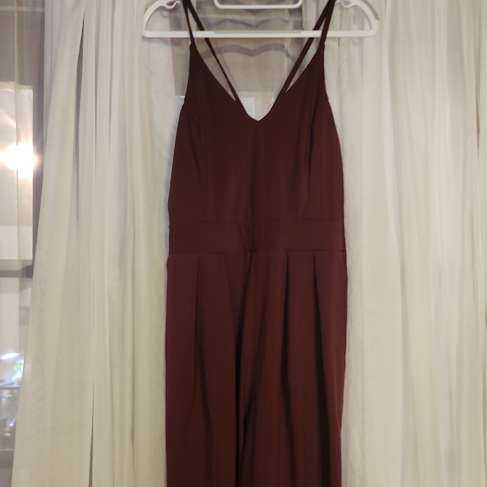 HALARA Deep Red Jumpsuit